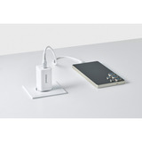 Intenso Power Adapter W40CC GaN, Oplader Hvid
