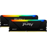 Kingston FURY KF432C16BB2AK2/16, Hukommelse Sort