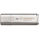Kingston IronKey Locker+ 50 64 GB, USB-stik aluminium