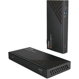 Lindy 150m Cat.6 KVM Extender, DisplayPort-udvidelse Sort