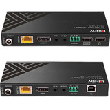 Lindy 150m Cat.6 KVM Extender, DisplayPort-udvidelse Sort
