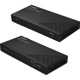 Lindy 150m Cat.6 KVM Extender, DisplayPort-udvidelse Sort