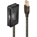 Lindy 42635 interface hub USB 2.0 480 Mbit/s Grå, USB hub USB 2.0, USB 2.0, 480 Mbit/s, Grå, 28/24, 10 m