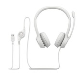 Logitech 981-001286, Headset Hvid