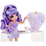 MGA Entertainment Rainbow High Creative Crystals Fashion Doll- Violet, Dukke Rainbow High Creative Crystals Fashion Doll- Violet, Mode dukke, Hunstik, 8 År, 280 mm, Flerfarvet