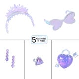 MGA Entertainment Rainbow High Creative Crystals - Violet, Dukke 