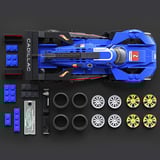 Mattel Brick Shop Hot Wheels Cadillac Project GTP Hypercar, Bygge legetøj Byggesæt, 10 År, Plast, 236 stk, 450 g