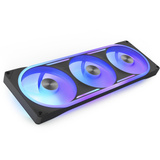 NZXT F420U Ultra RGB, Sag fan Sort