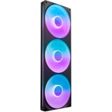 NZXT F420 RGB CORE, Sag fan Sort