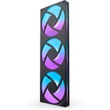 NZXT F420 RGB CORE, Sag fan Sort