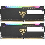 Patriot Viper Steel PVSR416G360C0K hukommelsesmodul 16 GB 2 x 8 GB DDR4 3600 Mhz Fejlkorrigerende kode Sort, 16 GB, 2 x 8 GB, DDR4, 3600 Mhz, 288-pin DIMM