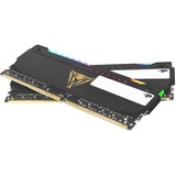 Patriot Viper Steel PVSR416G360C0K hukommelsesmodul 16 GB 2 x 8 GB DDR4 3600 Mhz Fejlkorrigerende kode Sort, 16 GB, 2 x 8 GB, DDR4, 3600 Mhz, 288-pin DIMM