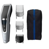 Philips 5000 series Hairclipper series 5000 HC5630/15 Vaskbar hårklipper, Hår Trimmer Sølv/Sort, Sort, Sølv, 0,5 mm, 2,8 cm, 4,1 cm, Rustfrit stål, Batteri