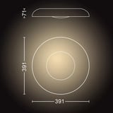 Philips Hue White Ambiance Still Loftlampe, LED lys Sort