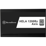 SilverStone HELA 1200Rz Axis, PC strømforsyning Sort