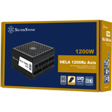 SilverStone HELA 1200Rz Axis, PC strømforsyning Sort