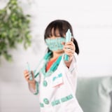 Spin Master MPP RLP Doctor Rl Ply Costume Set GML Smart kostume Barn Unisex Uniform, Rollespil Smart kostume, Barn, Unisex, Uniform, Læge, Grøn, Hvid