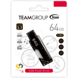 Team Group T183 USB-nøgle 64 GB USB Type-A 3.2 Gen 1 (3.1 Gen 1) Sort, USB-stik Sort, 64 GB, USB Type-A, 3.2 Gen 1 (3.1 Gen 1), 90 MB/s, Uden hætte, Sort