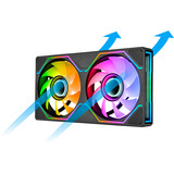 Thermaltake SWAFAN UNIFY 240, Sag fan Sort