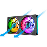 Thermaltake SWAFAN UNIFY 240, Sag fan Sort