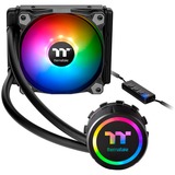 Thermaltake Water 3.0 120 ARGB Sync Processor Alt-i-en væskekøler Sort, Vandkøling Sort, Alt-i-en væskekøler, 56,45 kubikfod/min., Sort