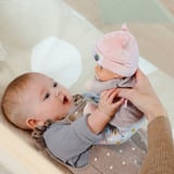 ZAPF Creation BABY born for babies Sweetie Mauve 30cm, Dukke grå, Baby dukke, Kønsneutral, 0 År, Dreng/Pige, 300 mm, Flerfarvet