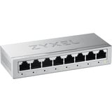 Zyxel GS-108BV5-EU0101F netværksswitch Ikke administreret L2 Gigabit Ethernet (10/100/1000) Sølv, Ikke administreret, L2, Gigabit Ethernet (10/100/1000)
