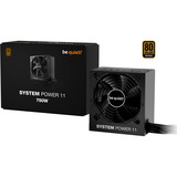 be quiet! System Power 11 750W enhed til strømforsyning 20+4 pin ATX ATX Sort, PC strømforsyning Sort, 750 W, 200 - 240 V, 50 Hz, 4 A, 120 W, 750 W