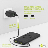 goobay Power Bank Sort