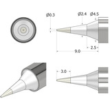 iFixit FixHub loddespids fin, Loddekolbe Sølv