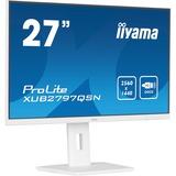 iiyama G-MASTER XUB2797QSN-W2 computerskærm 68,6 cm (27") 2560 x 1440 pixel Quad HD LED Hvid, LED-skærm hvid (mat), 68,6 cm (27"), 2560 x 1440 pixel, Quad HD, LED, 1 ms, Hvid