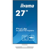 iiyama G-MASTER XUB2797QSN-W2 computerskærm 68,6 cm (27") 2560 x 1440 pixel Quad HD LED Hvid, LED-skærm hvid (mat), 68,6 cm (27"), 2560 x 1440 pixel, Quad HD, LED, 1 ms, Hvid