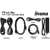 iiyama ProLite TF1015MC-B3, LED-skærm Sort