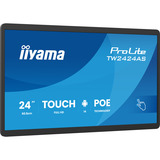 iiyama ProLite TW2424AS-B3P, Offentlig visning Sort (mat), Interaktivt fladpanel, 60,5 cm (23.8"), 1920 x 1080 pixel, Wi-Fi, 24/7