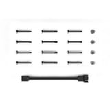 Alphacool Apex Stealth Metal Power 120mm Blæser 3000rpm, Sag fan Hvid/Sort