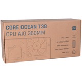 Alphacool Core Ocean T38 AIO 360mm, Vandkøling Sort