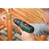 Bosch EasyImpact 1200 1500 rpm Nøglefri 1,1 kg Sort, Grøn, Slagboremaskine Grøn/Sort, Pistolgreb boremaskine, Nøglefri, 1 cm, 1500 rpm, 2 cm, 8 mm