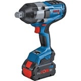 Bosch GDS 18V-1050 H Professional 1750 rpm Sort, Blå, Schlagskruemaskine Blå/Sort, Slagnøgle, Pistolhåndtag, 3/4", Sort, Blå, Bøjlekrog, 1750 rpm