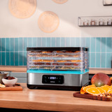 Cecotec VitaDry Pro Dehydrator, Tørremaskine rustfrit stål/gennemsigtig