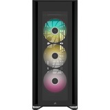 Corsair iCUE 7000X RGB Full Tower Sort, Store towerkabinet Sort, Full Tower, PC, Sort, ATX, Spil, Flere