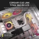 Corsair iCUE LINK TITAN 360 RX LCD Renoveret, Vandkøling Hvid