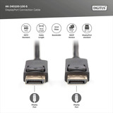Digitus AK-340100-100-S, Kabel Sort