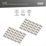 Digitus A-CC-BR, Kabel klip Brown
