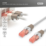 Digitus A-CC-BR, Kabel klip Brown