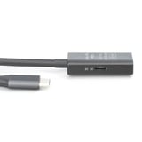 Digitus Aktivt USB 3.2 Gen 1 forlængerledning, USB-C stik > USB-C hunstik Sort
