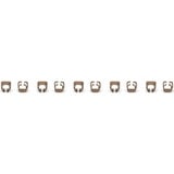 Digitus Farveclips til patchkabler, Kabel klip Brown