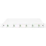 Digitus LWL-splejsebox, udstyret, 6x LC-APC DX, OS2, Splejse boks 