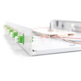 Digitus LWL-splejsebox, udstyret, 6x LC-APC DX, OS2, Splejse boks 