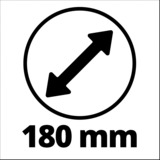 EINHELL Polermaskine Rød/Sort