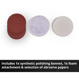 EINHELL Power X-Change Akku-polermaskine CE-CP 18/180 Li E-Solo, 18Volt Rød/Sort